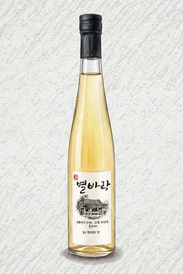 Byeolbarang — Korean Traditional Drink, Gyeongsangbuk, 17.5% ABV, 375ml. Dried jujube, Caramel, Toffee sweetness, Spice-touched finish, Velvet weight