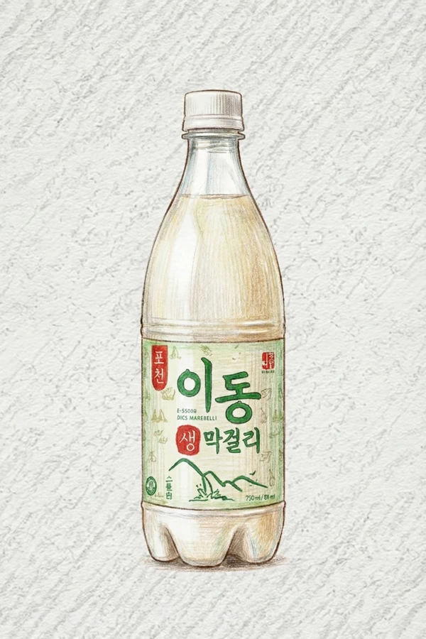 Idong Fresh Rice Makgeolli — Makgeolli, from Gyeonggi, 6%