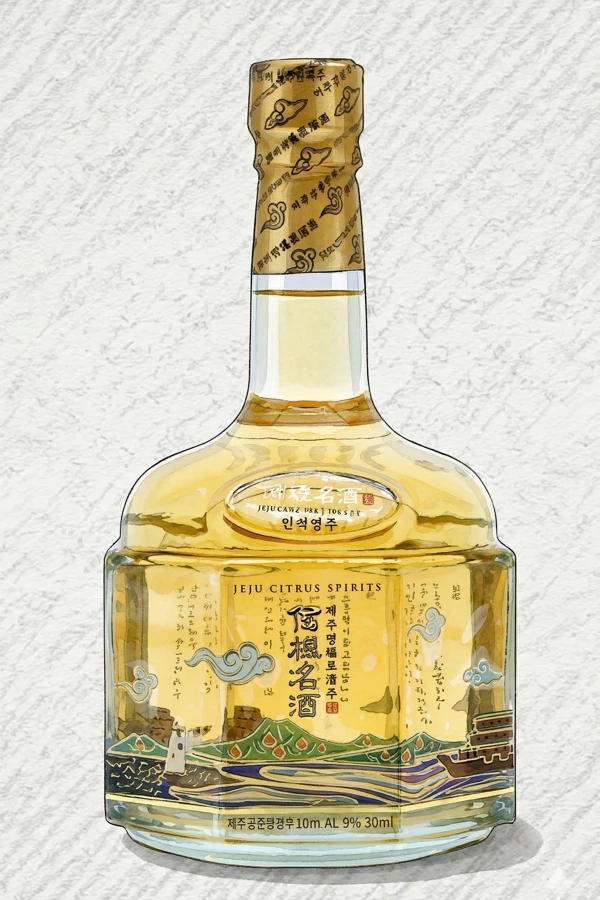 Sinrye Myeongju — Korean Soju, from Jeju, 50%