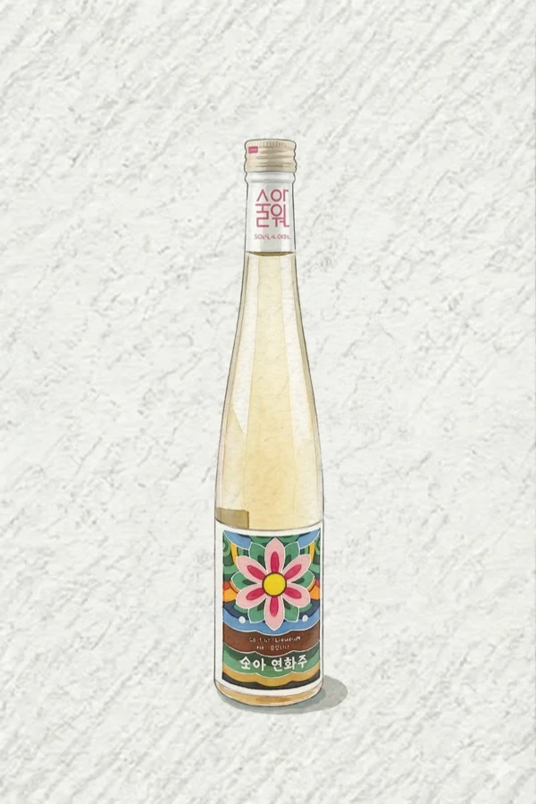 Sura Lotus Soju — Traditional Soju, from Gyeonggi, 15%