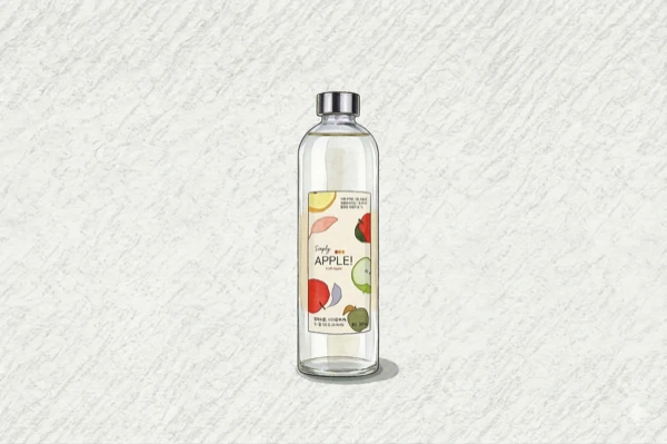 배도가 심플리 애플 — 소주, 충남, 12% ABV, 350ml. 꿀향, 향긋한