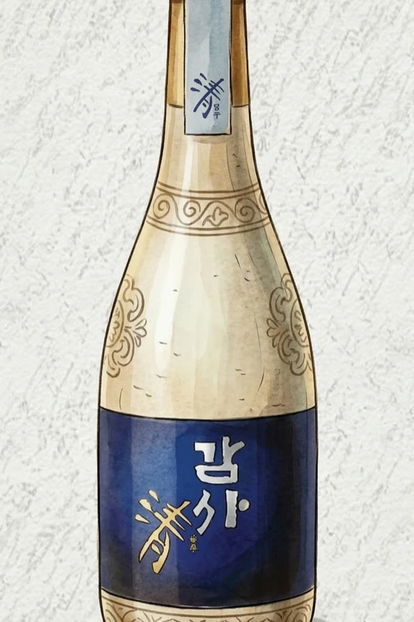 Gamsa Blue — Korean Cheongju, Gyeonggi, 14% ABV, 375ml. Clean, Smooth