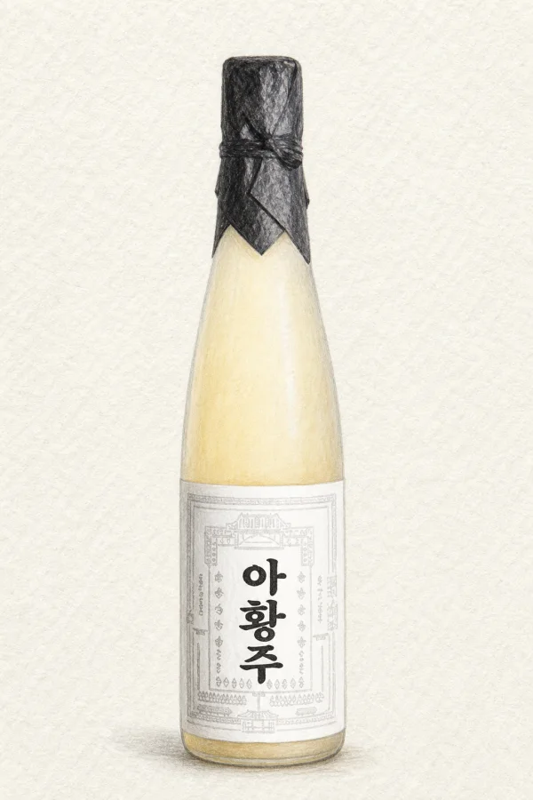 Ahwangju - Korean Cheongju, Gyeonggi, 17% ABV, 500ml. Clean, Smooth