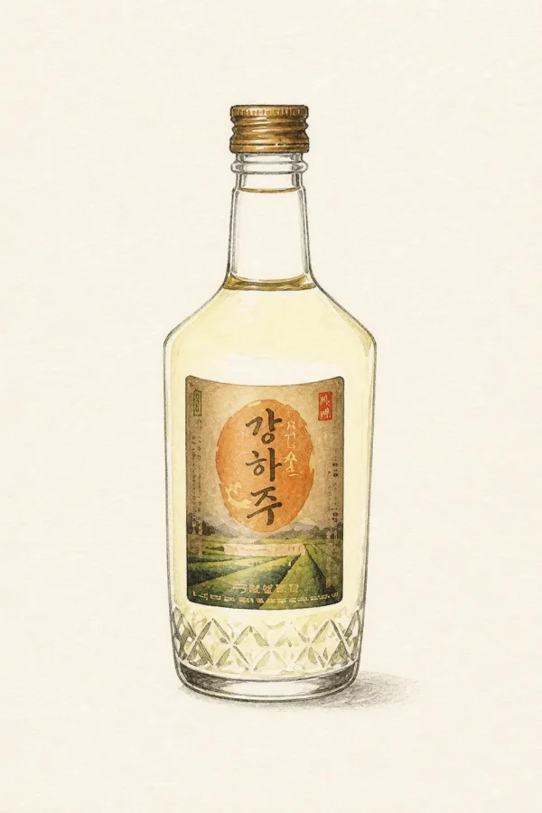 Boseong Ganghaju - Korean Traditional Drink, Jeonnam, 15% ABV, 350ml. Smooth, Balanced