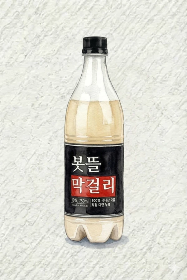 Bostteul Makgeolli 10do - Korean Makgeolli, Gyeonggi, 10% ABV, 750ml. Creamy, Sweet