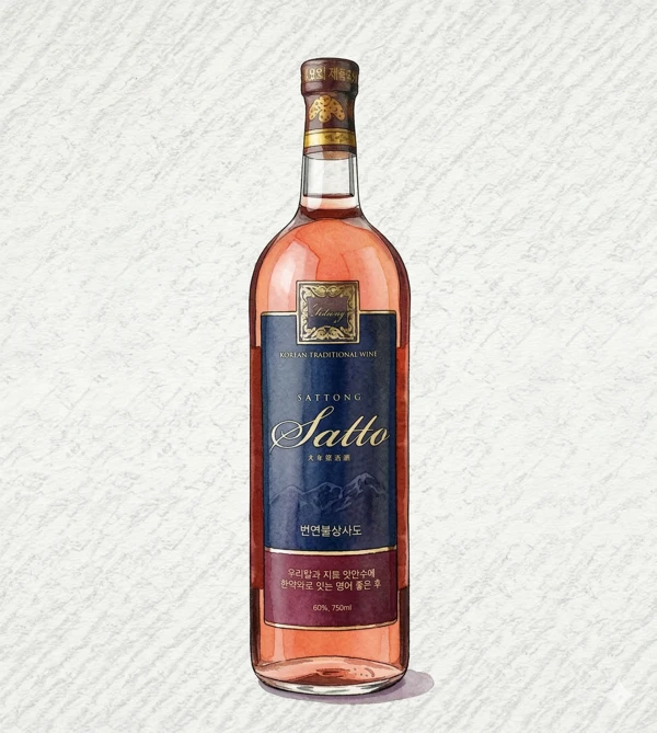 병영설성사또 - 과실주, 전남, 40% ABV, 750ml. 과일향, 달콤한