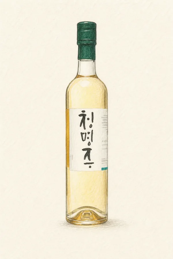 Cheongmyeongju - Korean Traditional Drink, Chungcheongbuk, 17% ABV, 500ml. Smooth, Balanced