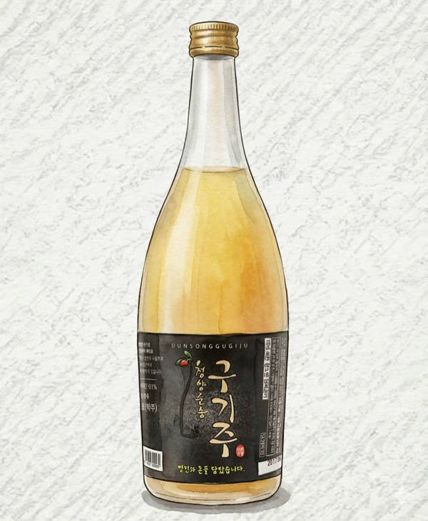 Cheongyang Dunsong Gugiju - Korean Cheongju, Chungcheongnam, 16% ABV, 700ml. Clean, Smooth