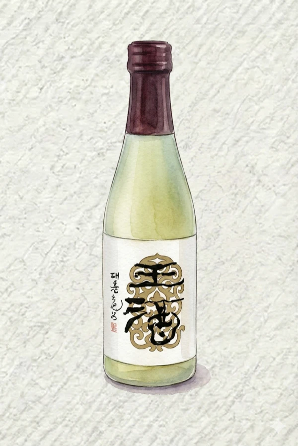 デユン 加耶谷 王酒 - その他, 忠清南道（チュンナム）, 13% ABV, 300ml. 砂糖がけの穀物, 温かい米, ふんわりしたボディ, 均一な甘み
