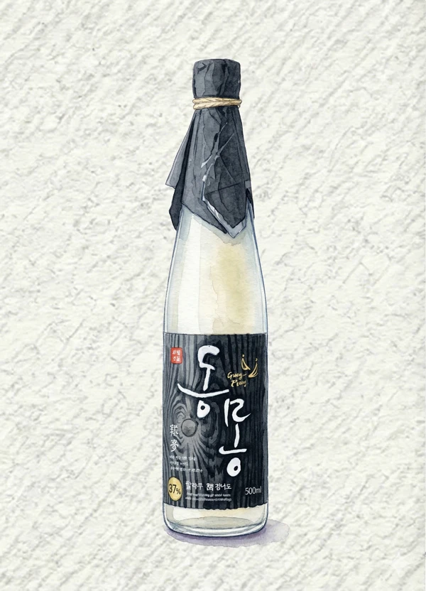 童夢 - その他, 江原道（カンウォンド）, 17% ABV, 500ml. まろやか, バランス良い