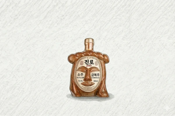 Gaksital - Korean Soju, Gyeongsangbuk, 45% ABV, 200ml. Clean, Smooth