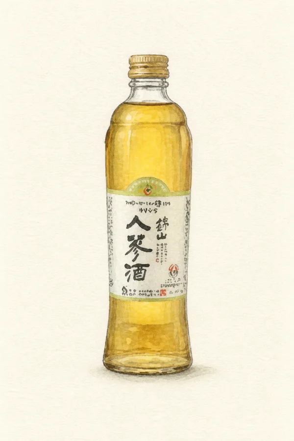 Geumsan Ginseng Wine 12.5% - Korean Cheongju, Chungcheongnam, 12.5% ABV, 360ml. Clean, Smooth