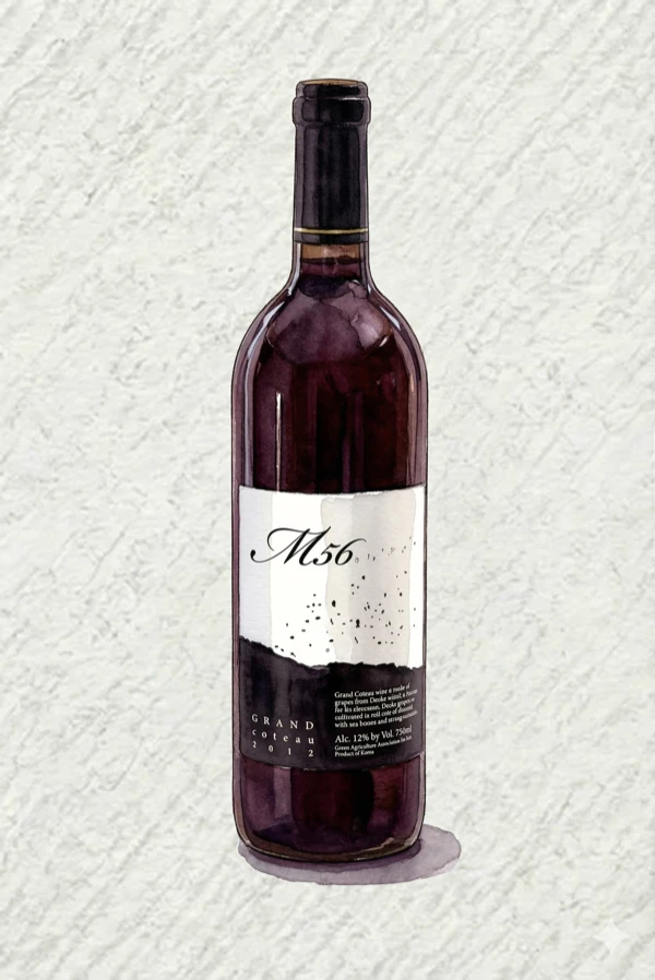 그랑꼬또 M56 - 과실주, 경기, 12% ABV, 750ml. 과일향, 달콤한