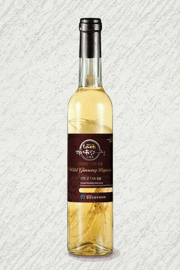 鶏龍山 山参酒 錦繍江山 40% - その他, ソウル, 40% ABV, 740ml. まろやか, バランス良い
