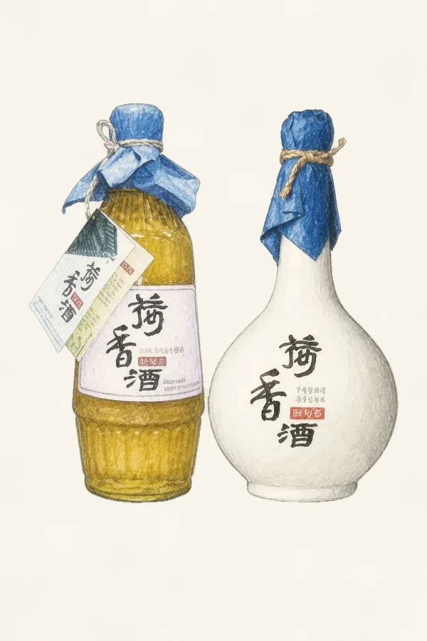 하향주 - 청주, 대구, 17% ABV, 750ml. 부드러운, 균형잡힌