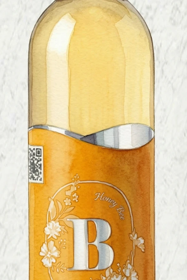 ハニービー - リキュール, 京畿道（キョンギド）, 8% ABV, 500ml. はちみつ, 複雑