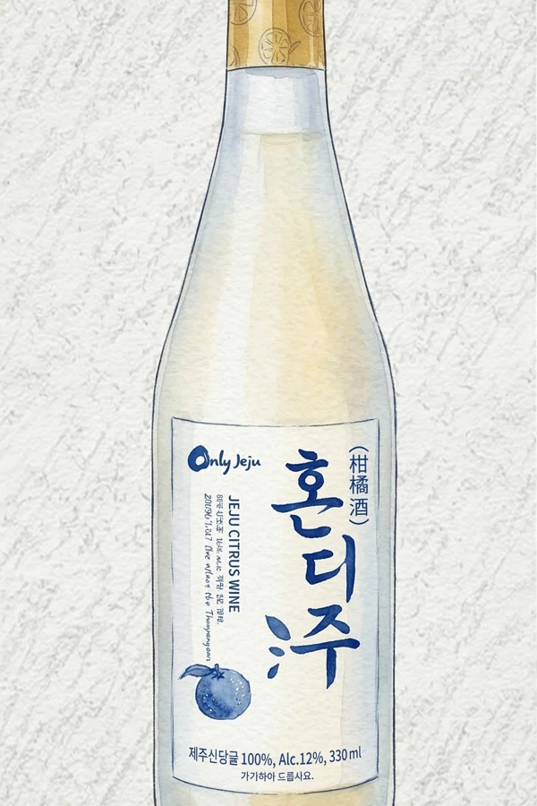 혼디주 - 기타, 제주, 12% ABV, 330ml. 부드러운, 균형잡힌