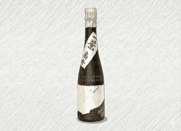 일엽편주 - 소주, 경북, 38% ABV, 375ml. 깔끔한, 부드러운
