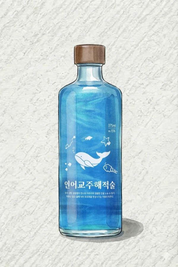 Ineogyoju Pirate Soju - Korean Soju, Gyeongsangbuk, 15% ABV, 360ml. Clean, Aromatic