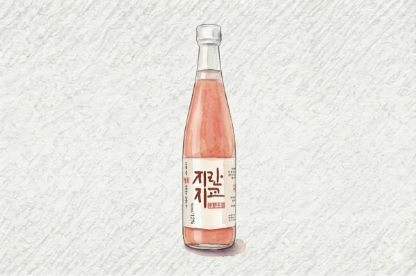 芝蘭之交 イチジク 濁酒 - マッコリ, 全羅北道（チョンブク）, 12% ABV, 500ml. クリーミー, 甘い