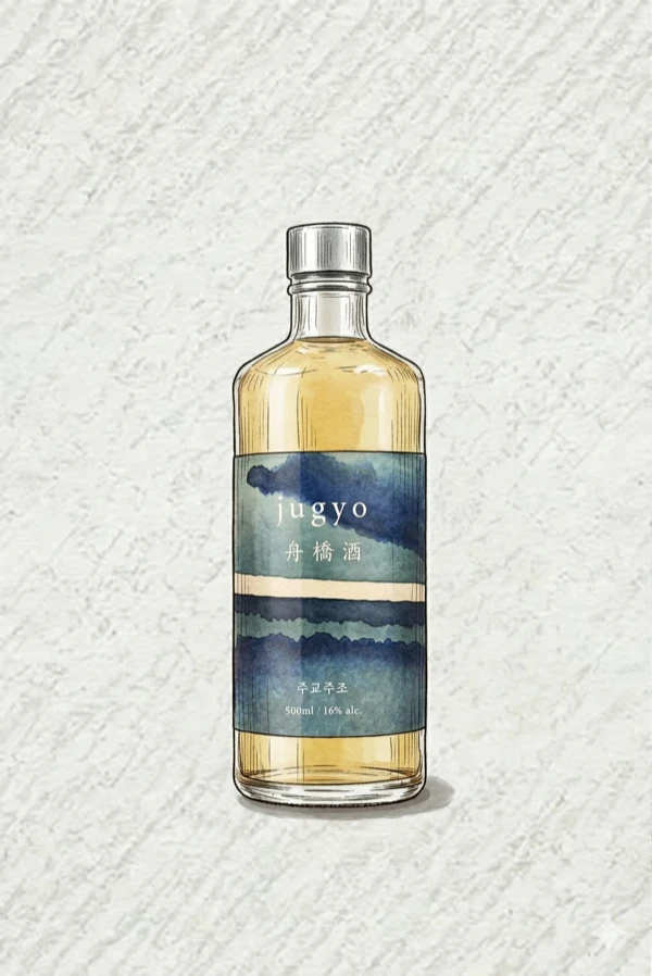Jugyoju - Korean Cheongju, Gyeonggi, 16% ABV, 500ml. Clean, Smooth