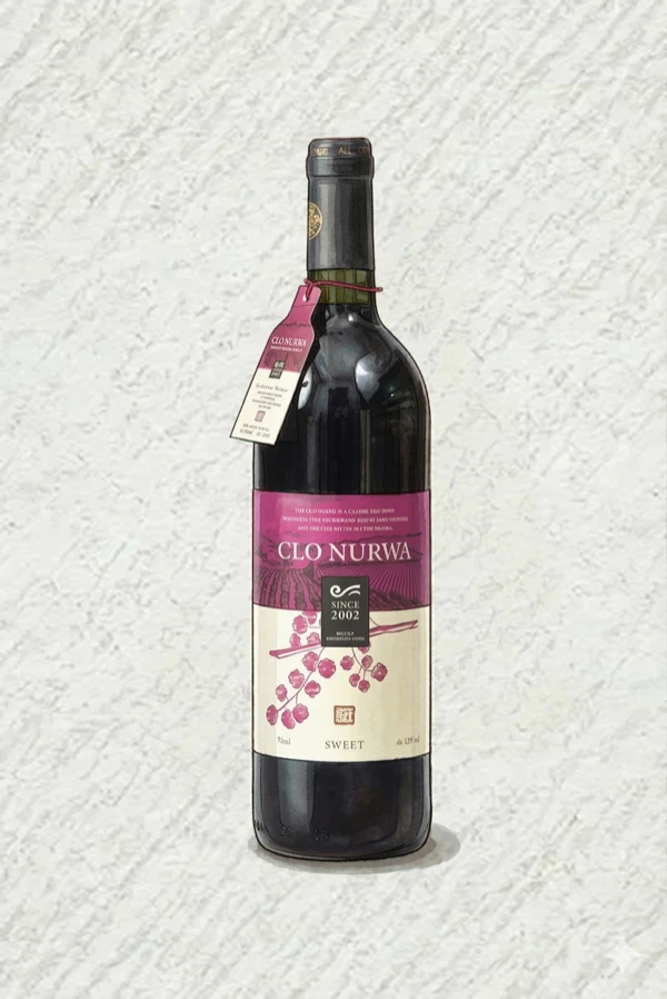 クロノワ スイートワイン - 清酒（チョンジュ）, 江原道（カンウォンド）, 12% ABV, 750ml. クリーン, まろやか
