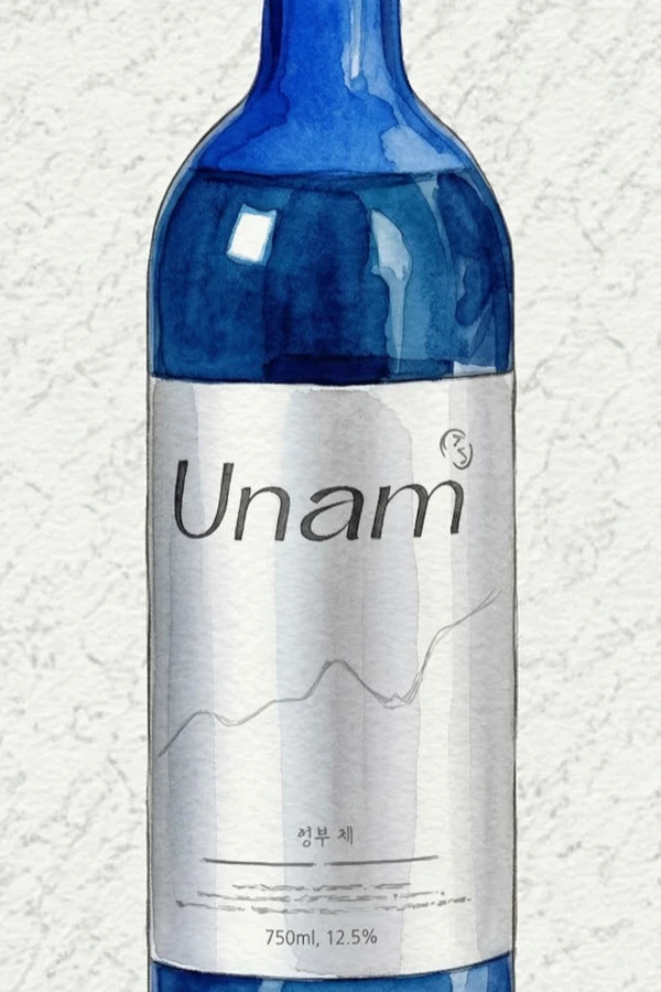 Malgeun Naeil Unam 1945 - Korean Fruit Wine, Gyeongsangnam, 12% ABV, 750ml. Fruity, Sweet