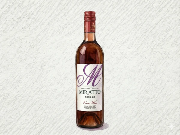 Mireuato Roje Wine - Korean Fruit Wine, Chungcheongbuk, 12% ABV, 750ml. Fruity, Sweet