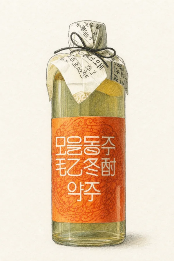 Moeuldongju Yakju - Korean Cheongju, Gangwon, 13% ABV, 375ml. Steamed rice, Green apple, Polished grain, Quick finish