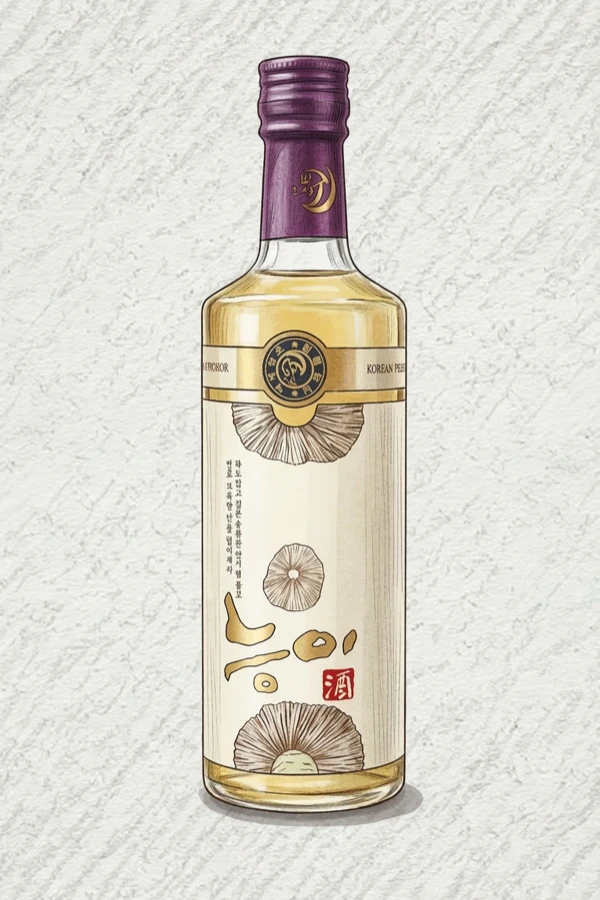 Neungiju - Korean Cheongju, Chungcheongnam, 13% ABV, 375ml. Clean, Smooth