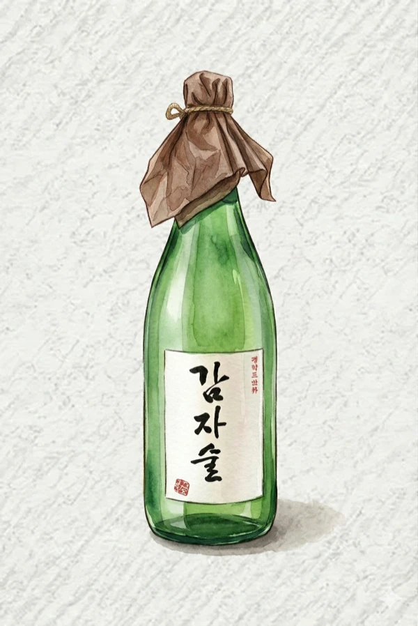 감자술 13% - 청주, 강원, 13% ABV, 700ml. 깔끔한 곡물향, 버섯 흙내, 감자 전분의 푹신함, 속삭이는 듯한 미네랄