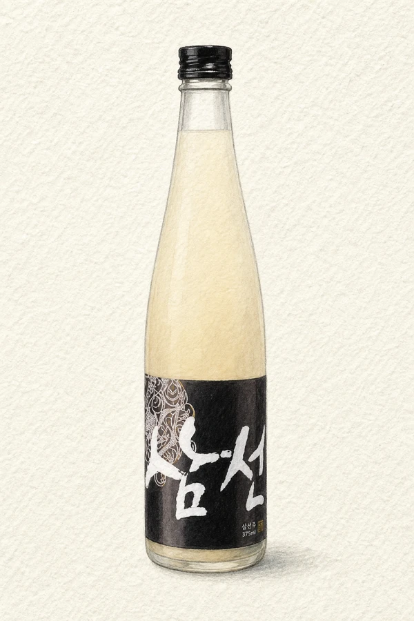 Samseon - Korean Makgeolli, Gangwon, 10% ABV, 500ml. Nuruk-earthy, Warming