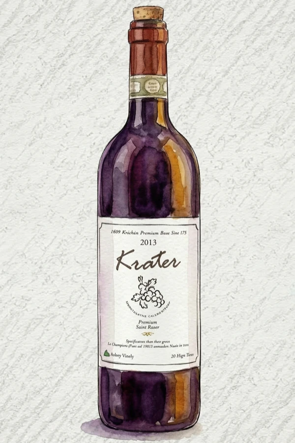 山葡萄クラテ・スイート - 果実酒, 慶尚北道（キョンブク）, 11.5% ABV, 750ml. フルーティ, 甘い
