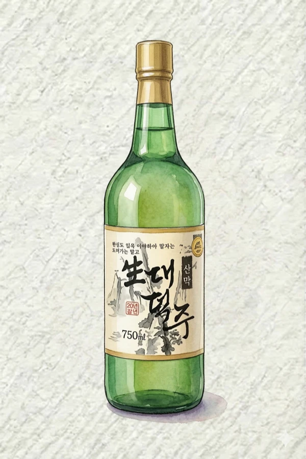 Sanmak Fresh Daedeokju - Korean Traditional Drink, Daejeon, 13% ABV, 750ml. Smooth, Balanced