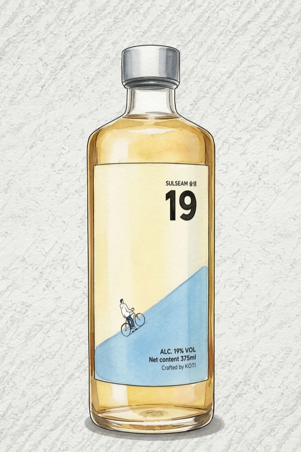 酒泉 19 - 伝統焼酎（ソジュ）, 京畿道（キョンギド）, 19% ABV, 375ml. クリーン, まろやか