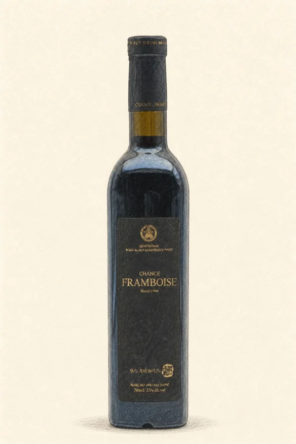 Chance Framboise - Korean Fruit Wine, Jeonbuk, 13% ABV, 500ml. Fruity, Sweet
