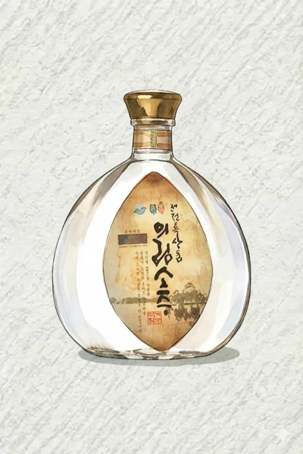 義林焼酎 - 伝統焼酎（ソジュ）, 忠清北道（チュンブク）, 40% ABV, 700ml. クリーン, まろやか