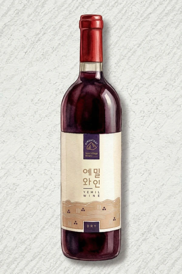 Ye Wheat Wine Redeu Deurai - Korean Fruit Wine, Gangwon, 13% ABV, 750ml. Fruity, Sweet