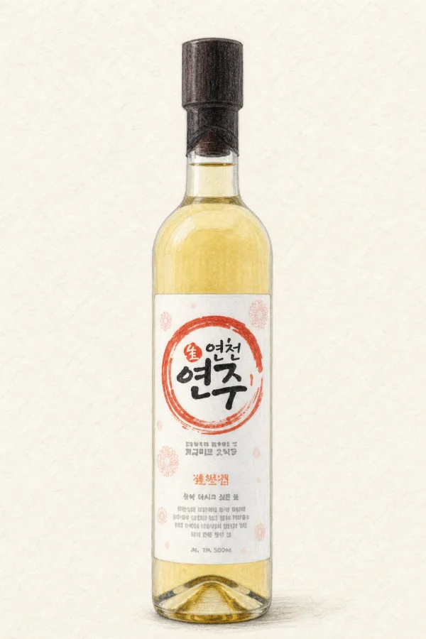 Yeoncheon Yeonju - Korean Cheongju, Gyeonggi, 12% ABV, 500ml. Polished rice, Pear blossom, Mineral finish, Fine-grained texture