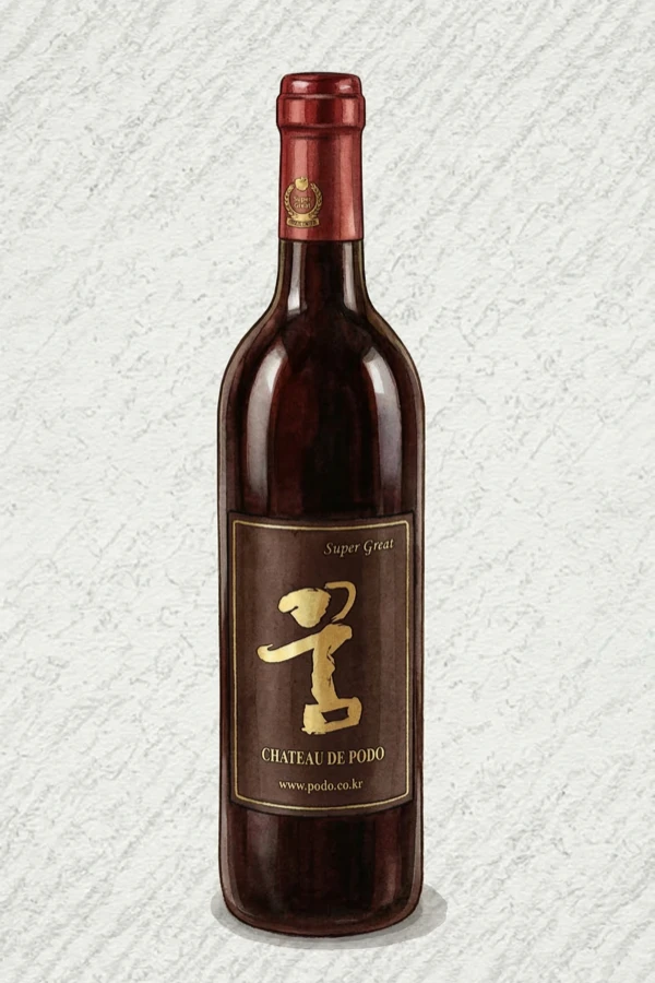 여포의 꿈 레드(Dry) - 청주, 충북, 12% ABV, 750ml. 깔끔한, 부드러운