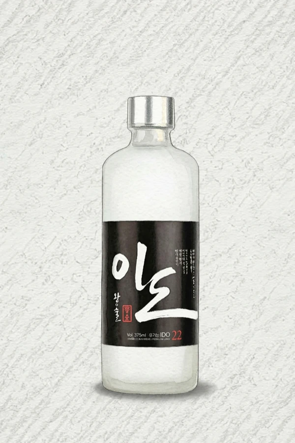 Organic Ido 32 - Korean Soju, Chungcheongbuk, 32% ABV, 375ml. Clean, Smooth